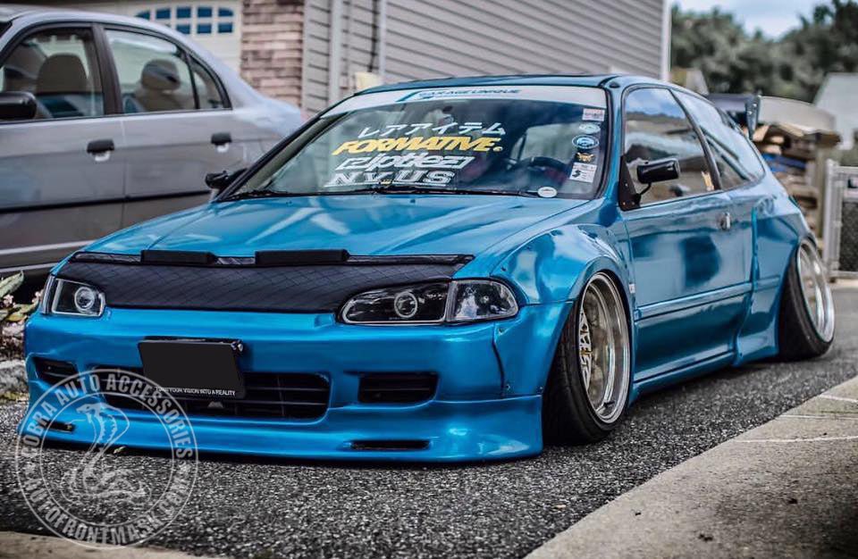 Hood Bra For Honda Civic 1992-1995 - Image 6