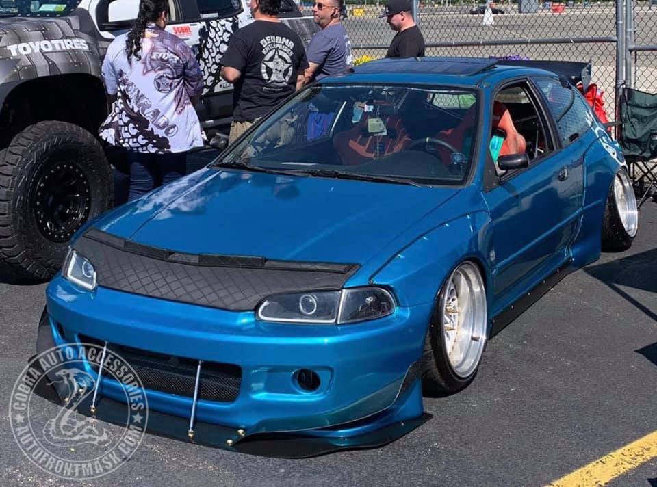 Hood Bra For Honda Civic 1992-1995 - Image 7