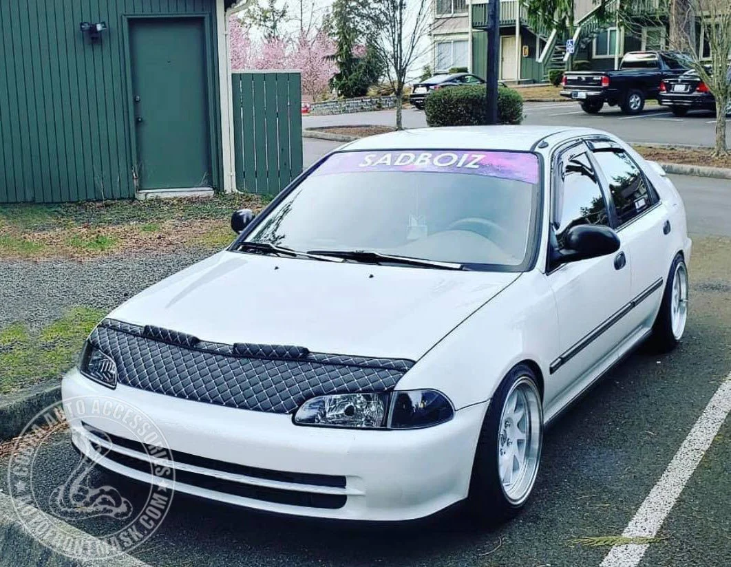 Hood Bra For Honda Civic 1992-1995 - Image 8