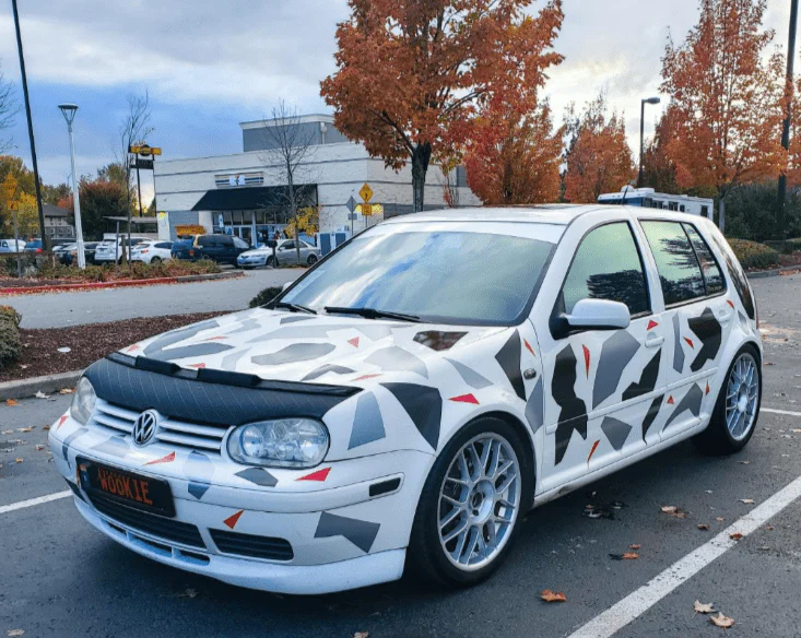 Hood Bra For Volkswagen Golf MK4 1999-2005 - Image 19